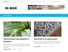 Tablet Screenshot of in-war.pl